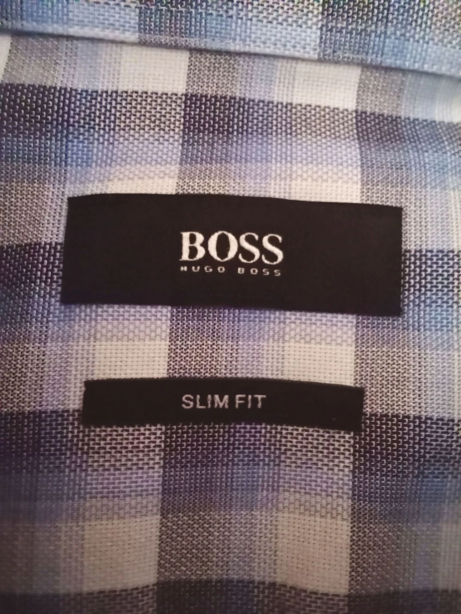 Originele Hugo Boss geruite hemd maat M/L/41/16 in perfecte vintage staat – photo 7